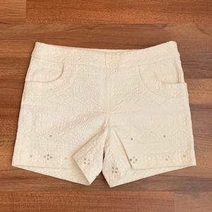 Anthropologie Shorts - Anthropologie cream shorts Anthropologie Shorts - Anthropologie cream shorts